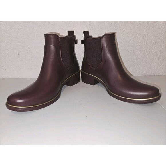 KATE SPADE Solstice Rain Boots in Cherrywood Size 8 EUC - Picture 5 of 11